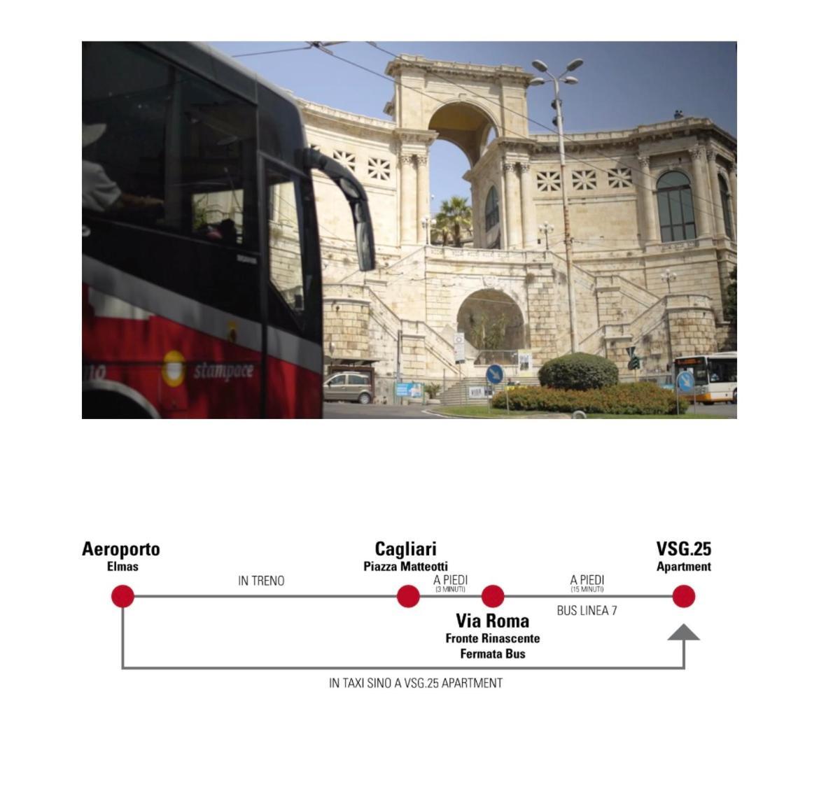 Apartment Vsg25 Nel Centro Di كالياري المظهر الخارجي الصورة